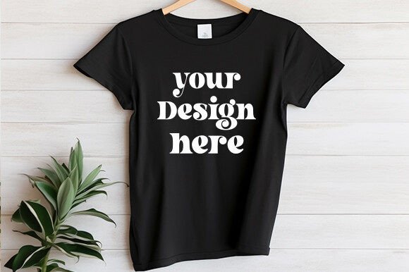 Bella Canvas 3001 Hanging Mockup Vol 103 Graphics T-Shirts