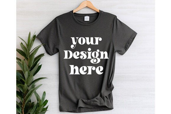 Bella Canvas 3001 Mockup: Graphics for T-Shirts