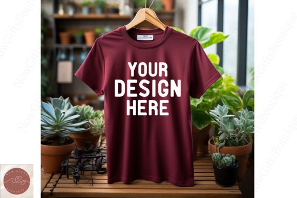 Bella Canvas 3001 Mockup: Graphics for T-Shirts