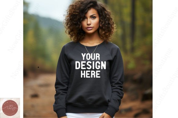 Bella Canvas 3001 Mockup: Graphics & Hoodies