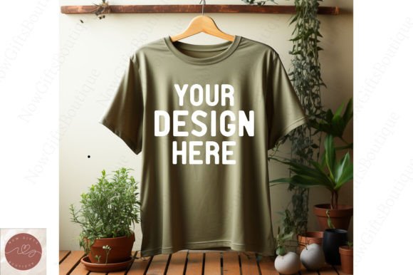 Bella Canvas 3001 Mockup: T-Shirts & Graphics