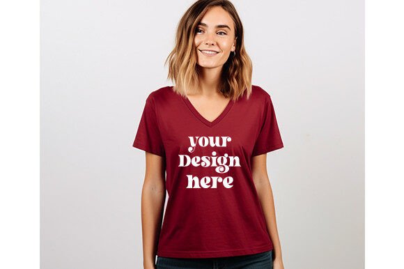 Bella Canvas 3005 Mockup for T-Shirts & Graphics