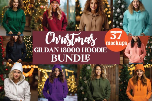 Christmas Gildan 18500 Hoodie Bundle Graphics for Hoodies Sweatshirts