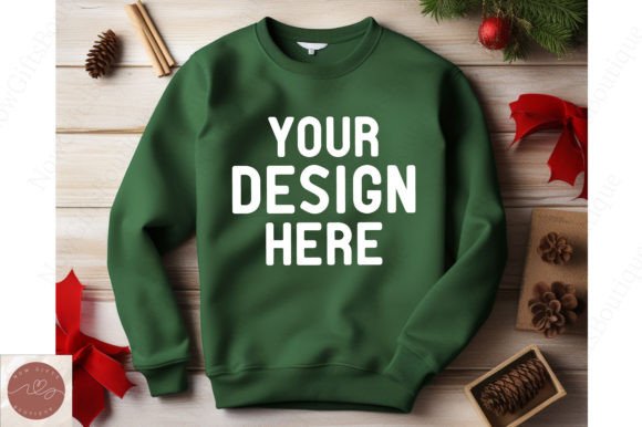 Christmas Sweater Gildan Mockup 27 Graphics for Hoodies Sweatshirts