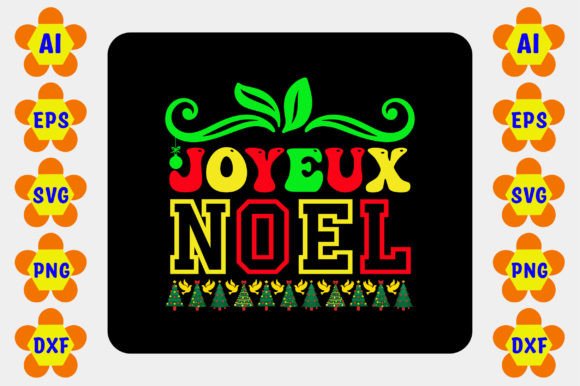 Joyeux Noel Graphics for T-Shirt Designs