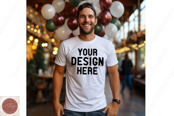 New Year Graphics & T-Shirts Mockup Review