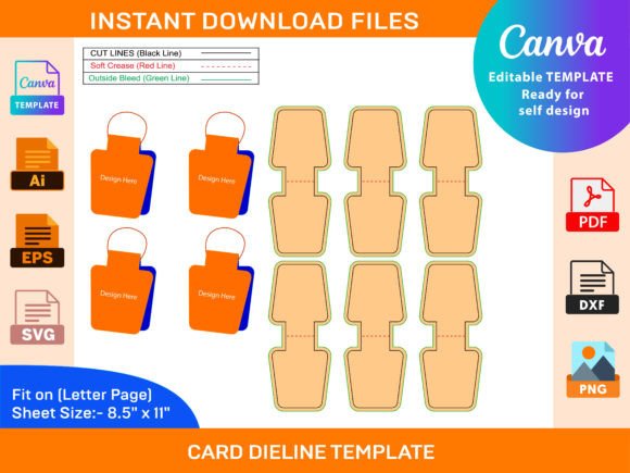 Review: T-Shirt Card Display Dieline Template