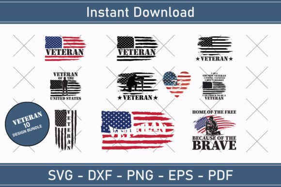 Reviewing Veteran SVG PNG Printable Cutting Files