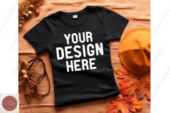 Thanksgiving Fall Mockup: T-Shirts & Graphics