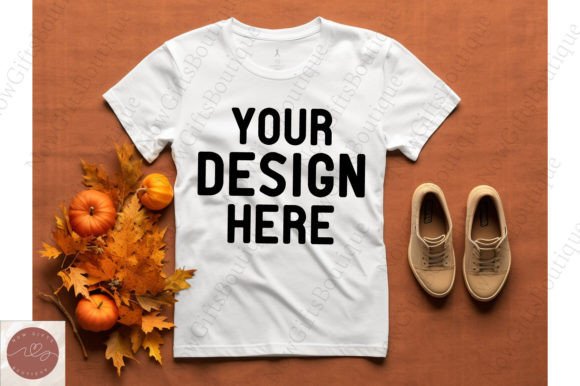 Thanksgiving Fall T-Shirt Mockup 7 Graphics